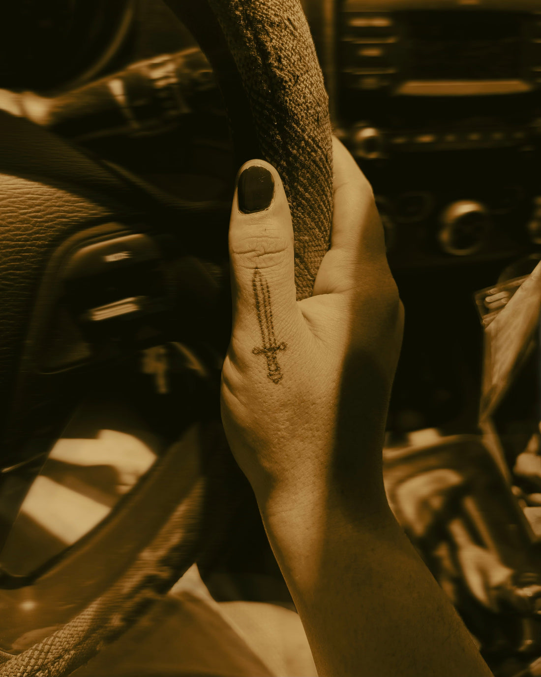 I got this tattoo to remind me to shut the Hell up.